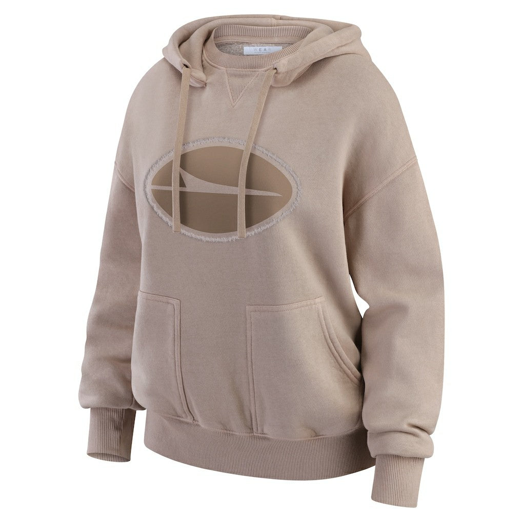 New York Jets  WEAR by Erin Andrews Women's Washed Pullover Crewdie