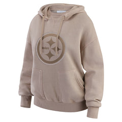 Pittsburgh Steelers  WEAR by Erin Andrews Women's Washed Pullover Crewdie