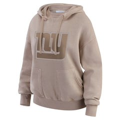 New York Giants  WEAR by Erin Andrews Women's Washed Pullover Crewdie