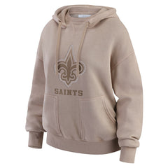 New Orleans Saints  WEAR by Erin Andrews Women's Washed Pullover Crewdie