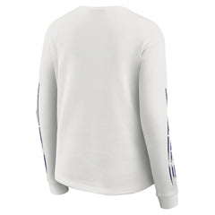 Baltimore Ravens  WEAR by Erin Andrews Women's Graphic Waffle Long-Sleeve T-Shirt