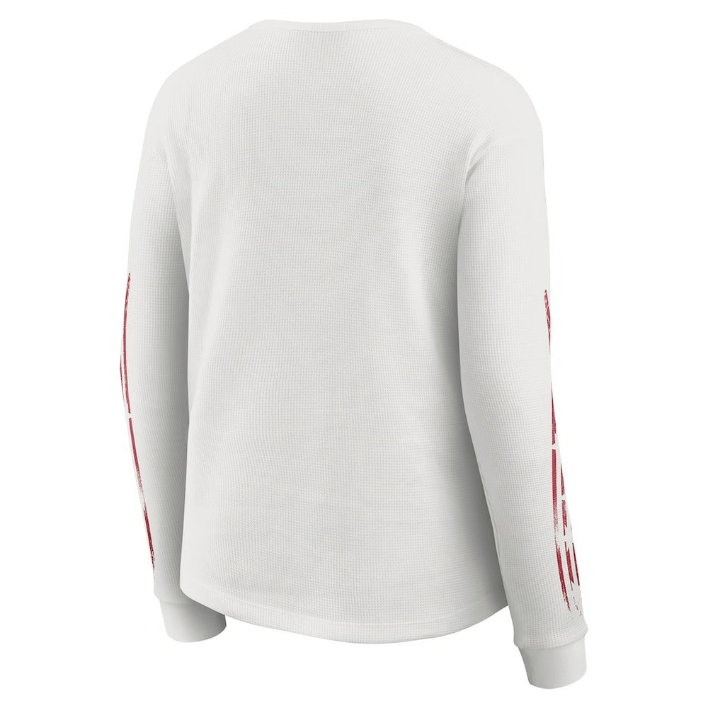 San Francisco 49ers  WEAR by Erin Andrews Women's Graphic Waffle Long-Sleeve T-Shirt