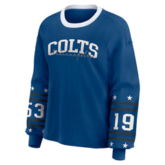 Indianapolis Colts  WEAR by Erin Andrews Women's Sport Long-Sleeve T-Shirt