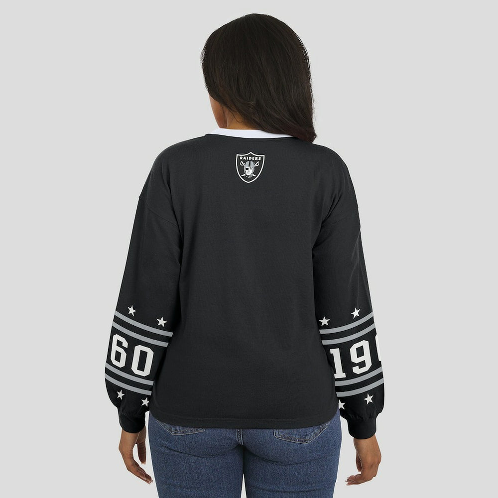 Las Vegas Raiders  WEAR by Erin Andrews Women's Sport Long-Sleeve T-Shirt