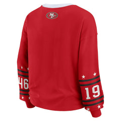 San Francisco 49ers  WEAR by Erin Andrews Women's Sport Long-Sleeve T-Shirt