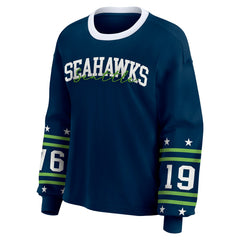Seattle Seahawks  WEAR by Erin Andrews Women's Sport Long-Sleeve T-Shirt