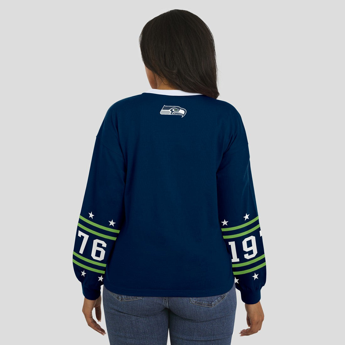 Seattle Seahawks  WEAR by Erin Andrews Women's Sport Long-Sleeve T-Shirt