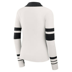 New Orleans Saints  WEAR by Erin Andrews Women's Ribbed Henley Polo Sweater
