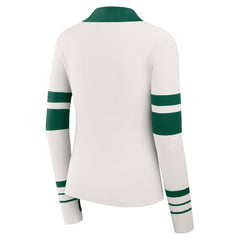 New York Jets  WEAR by Erin Andrews Women's Ribbed Henley Polo Sweater