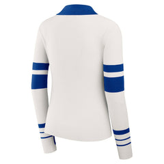 Buffalo Bills  WEAR by Erin Andrews Women's Ribbed Henley Polo Sweater