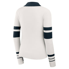 Chicago Bears  WEAR by Erin Andrews Women's Ribbed Henley Polo Sweater