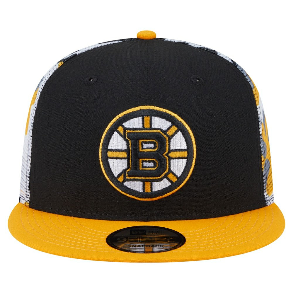 Boston Bruins New Era Camo Meshback 9FIFTY Snapback Hat For Sale