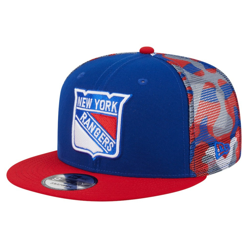 New York Rangers New Era Camo Meshback 9FIFTY Snapback Hat Sale