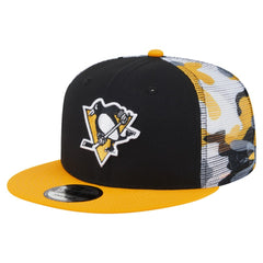 Pittsburgh Penguins New Era Camo Meshback 9FIFTY Snapback Hat For Sale