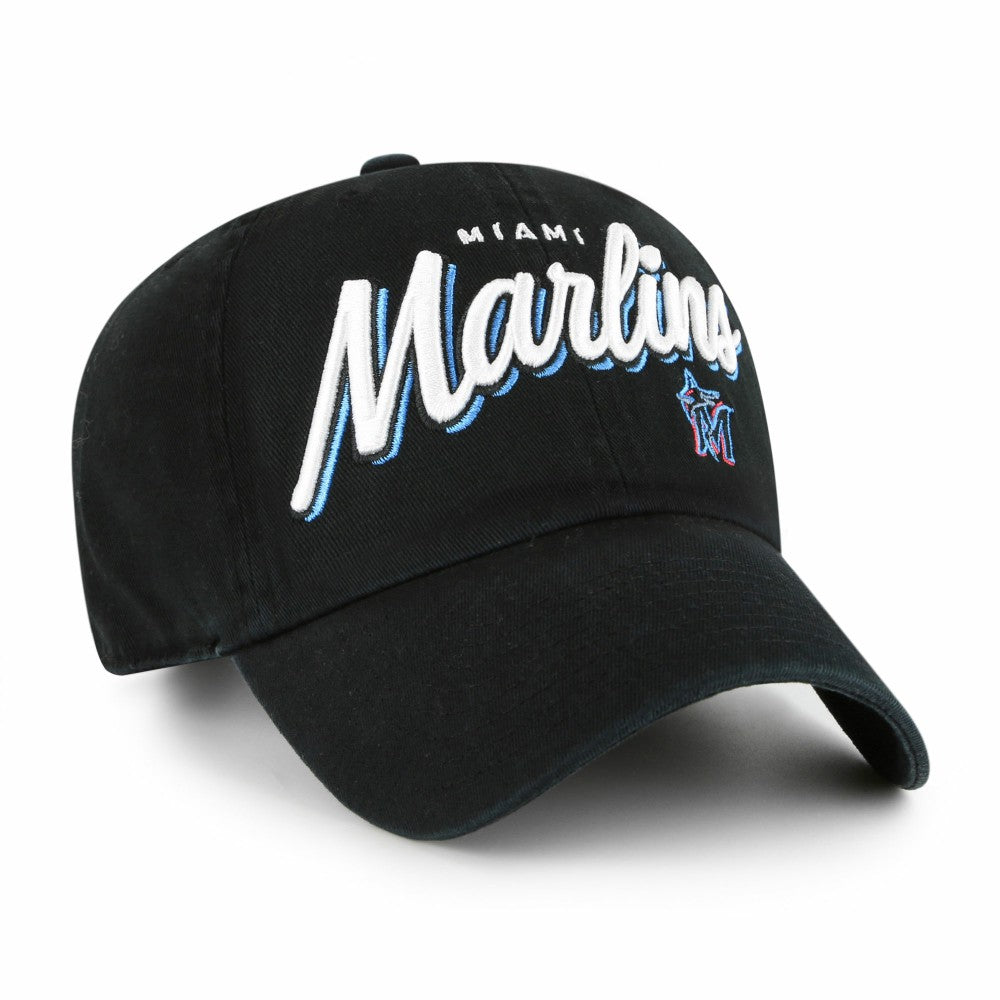 Miami Marlins '47 Women's Ariana Clean Up Adjustable Hat | MLB Online