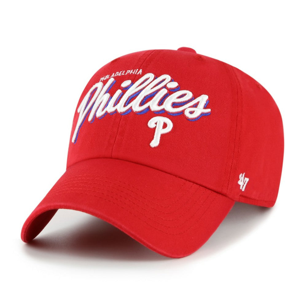 Philadelphia Phillies '47 Women's Ariana Clean Up Adjustable Hat | MLB Sale