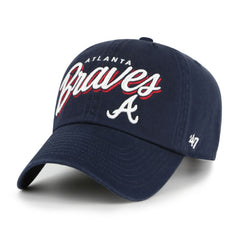 Atlanta Braves '47 Women's Ariana Clean Up Adjustable Hat | MLB Shop
