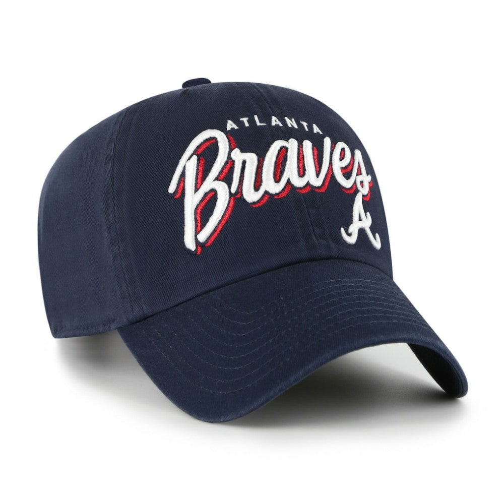Atlanta Braves '47 Women's Ariana Clean Up Adjustable Hat | MLB Shop