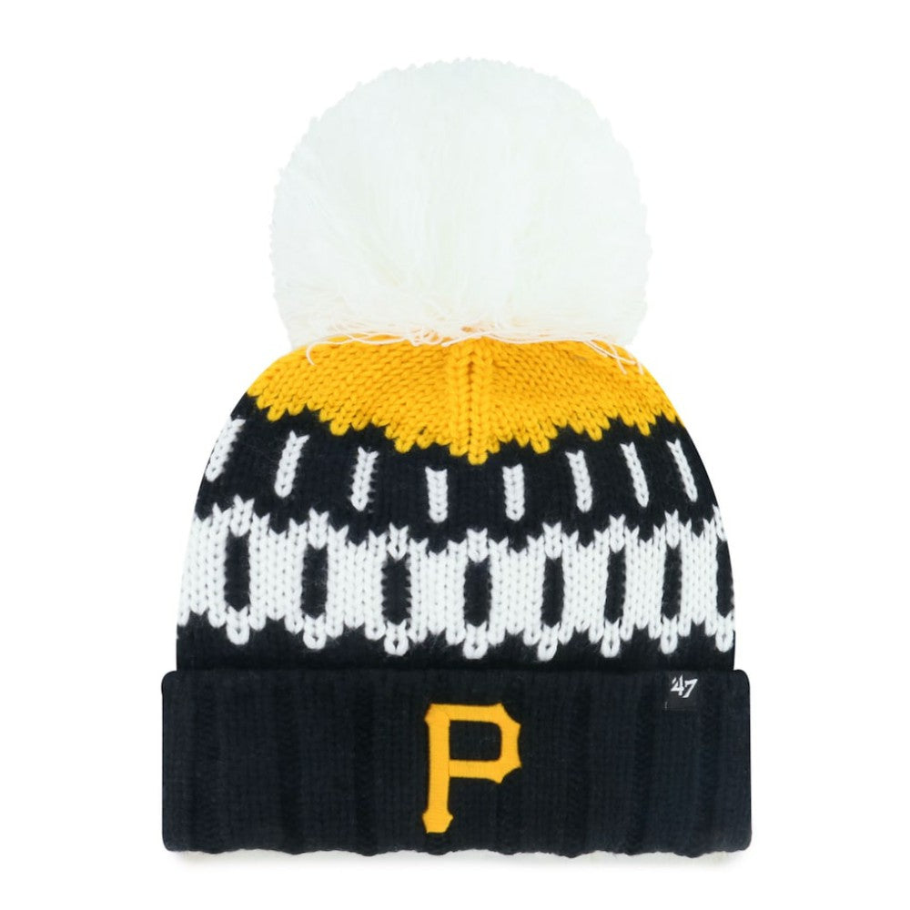 Pittsburgh Pirates '47 Women's Felicity Cuffed Knit Hat with Pom | MLB Near me