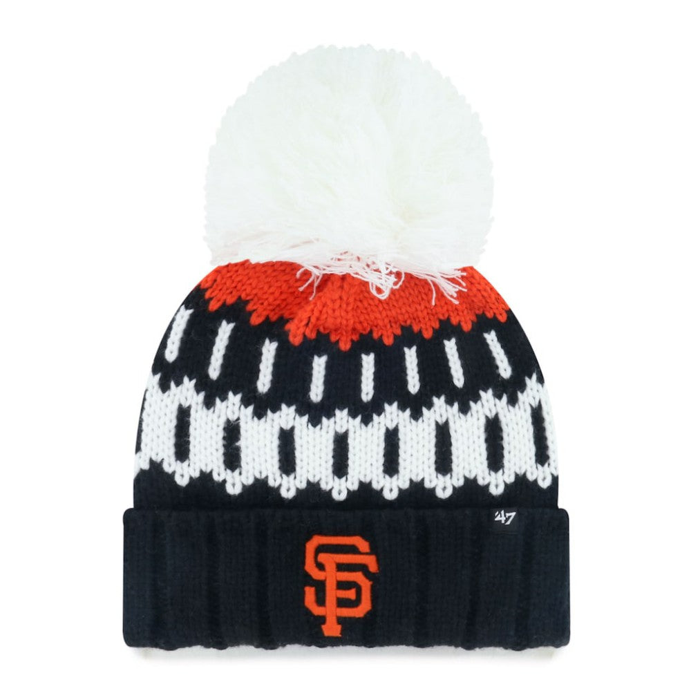 San Francisco Giants '47 Women's Felicity Cuffed Knit Hat with Pom | MLB On Sale