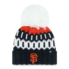 San Francisco Giants '47 Women's Felicity Cuffed Knit Hat with Pom | MLB On Sale