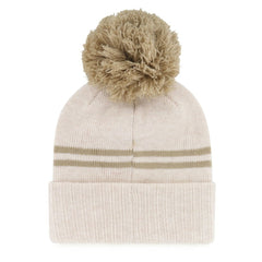Chicago White Sox '47 Women's Latte Cuffed Knit Hat with Pom | MLB Shop