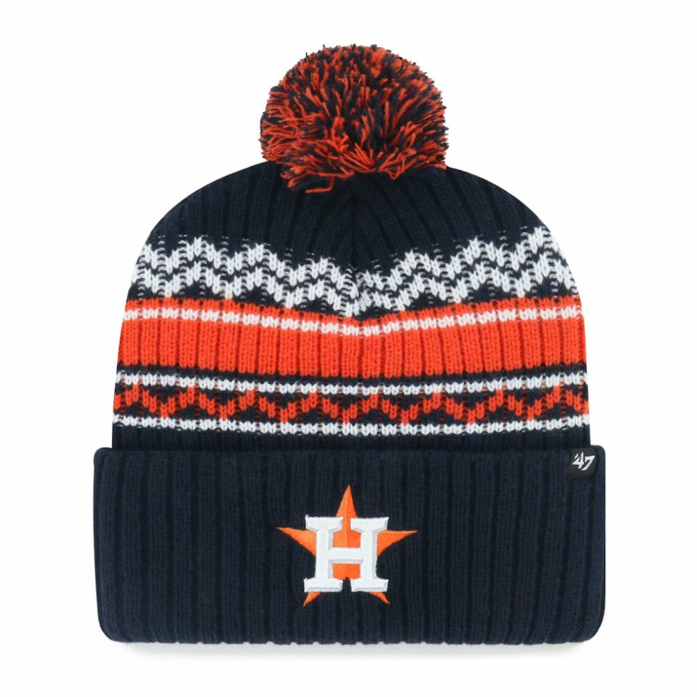 Houston Astros '47 Youth Polar Vortex Cuffed Knit Hat with Pom | MLB New