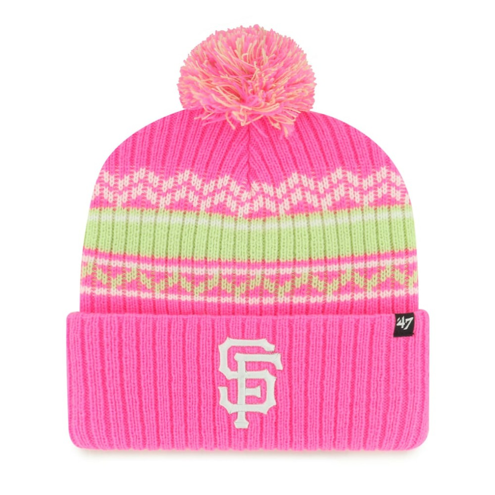 San Francisco Giants '47 Youth Polar Vortex Cuffed Knit Hat with Pom | MLB Shop