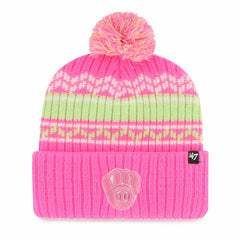 Milwaukee Brewers '47 Youth Polar Vortex Cuffed Knit Hat with Pom | MLB Online