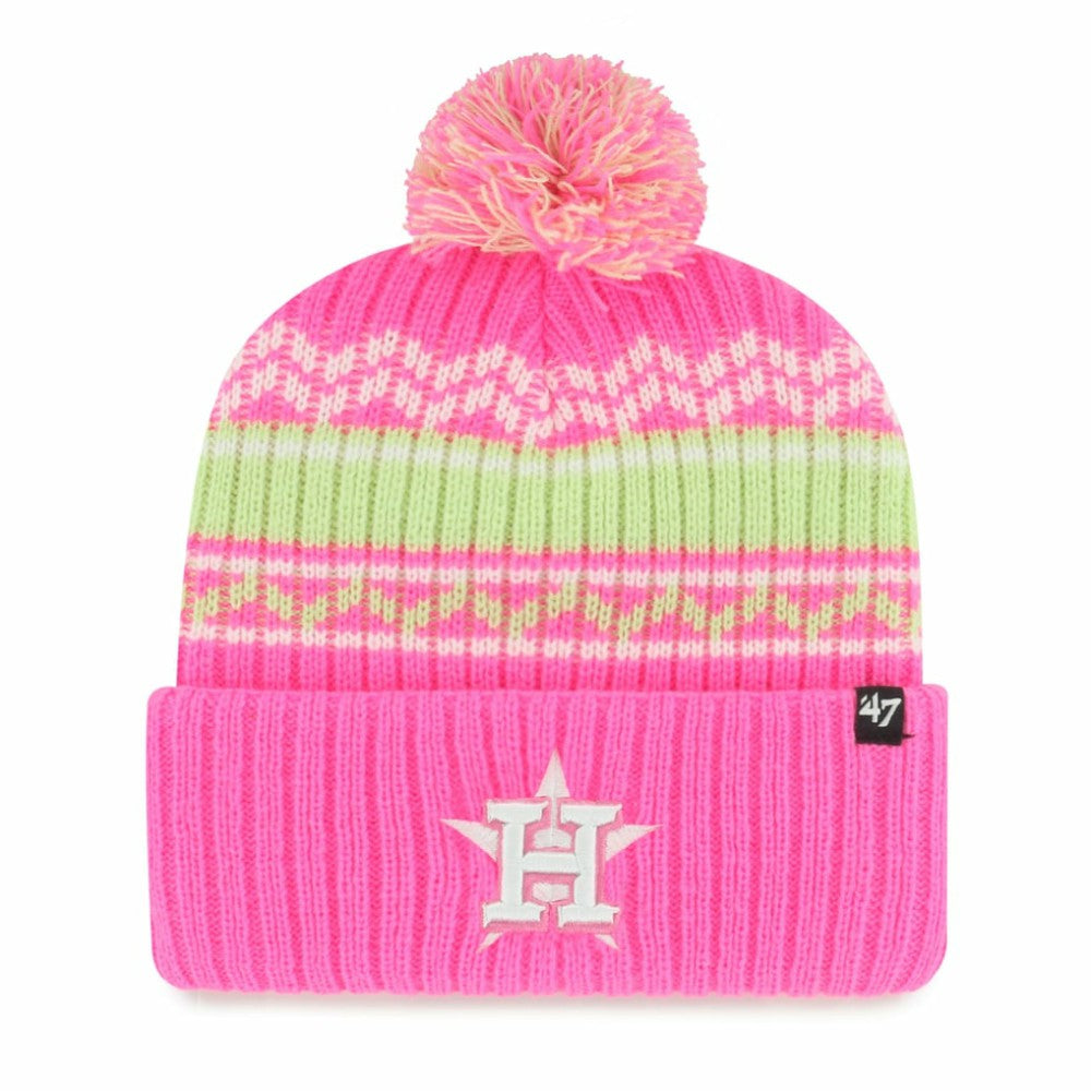 Houston Astros '47 Youth Polar Vortex Cuffed Knit Hat with Pom | MLB Online