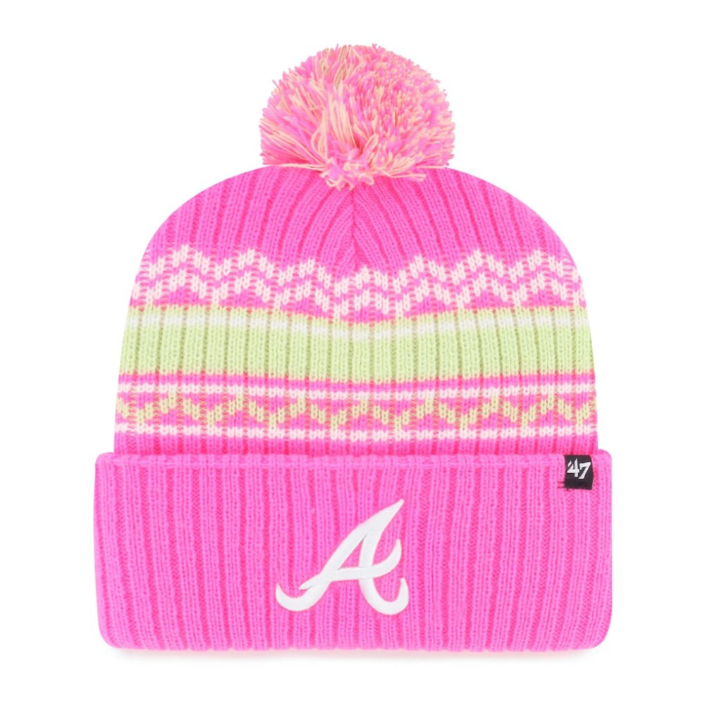 Atlanta Braves '47 Youth Polar Vortex Cuffed Knit Hat with Pom | MLB US