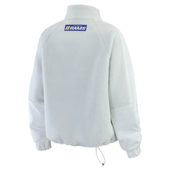 Los Angeles Rams  WEAR by Erin Andrews Women's Polar Fleece Half-Zip Jacket