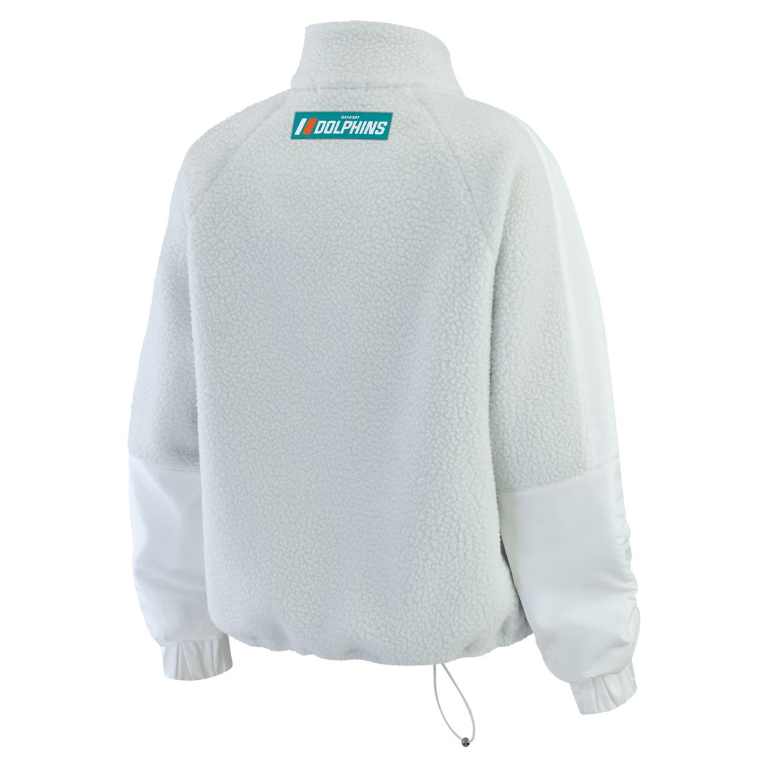 Miami Dolphins  WEAR by Erin Andrews Women's Polar Fleece Half-Zip Jacket