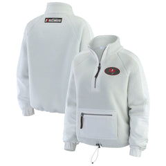 Tampa Bay Buccaneers  WEAR by Erin Andrews Women's Polar Fleece Half-Zip Jacket