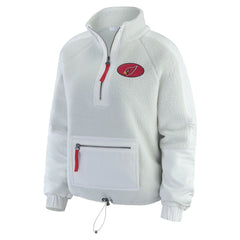 Arizona Cardinals  WEAR by Erin Andrews Women's Polar Fleece Half-Zip Jacket