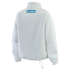 Detroit Lions  WEAR by Erin Andrews Women's Polar Fleece Half-Zip Jacket