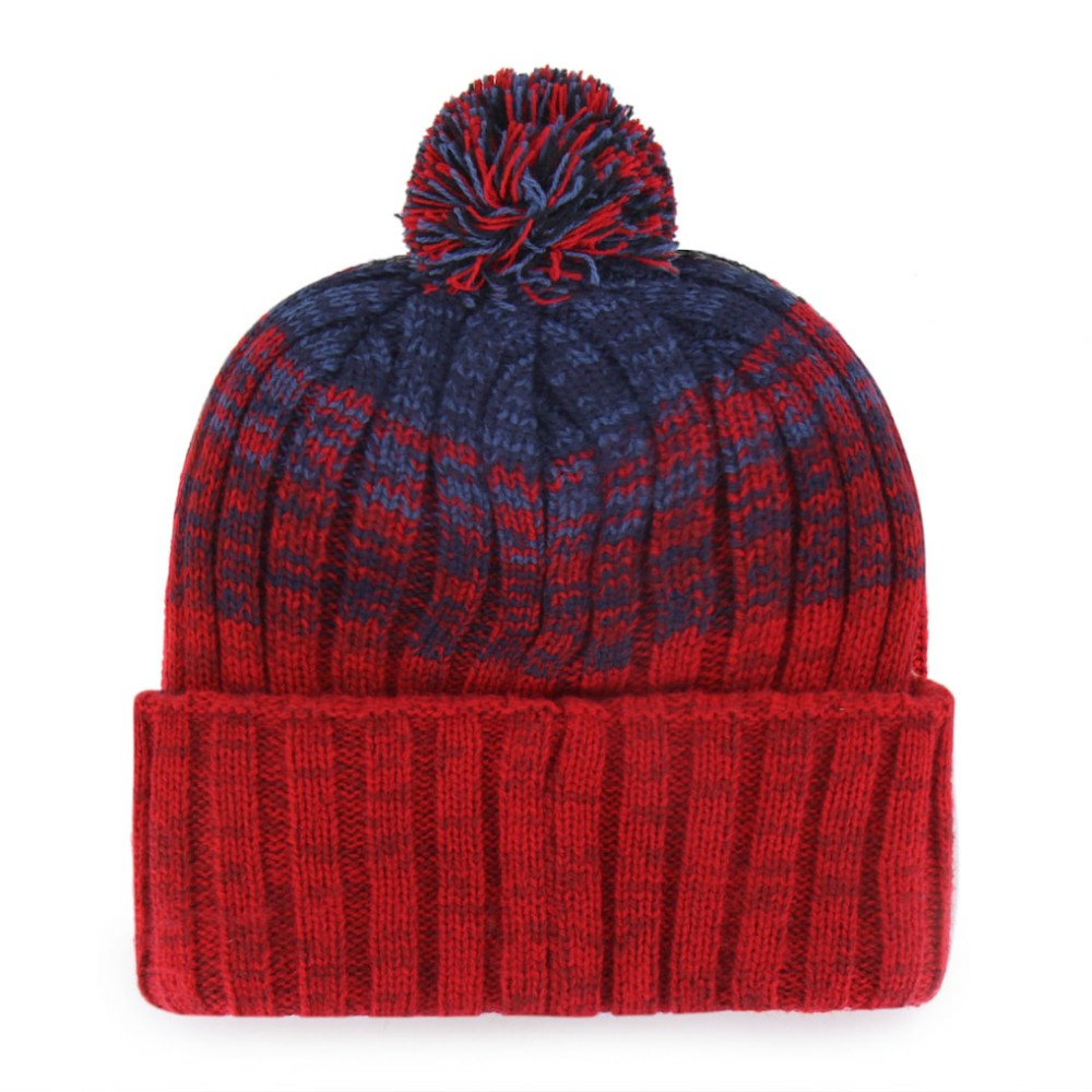 Washington Nationals '47 Cascade Cuffed Knit Hat with Pom | MLB Outlet
