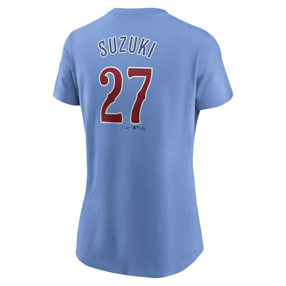 Seiya Suzuki Chicago Cubs Nike Women's Cooperstown Collection Fuse Name & Number T-Shirt | MLB New