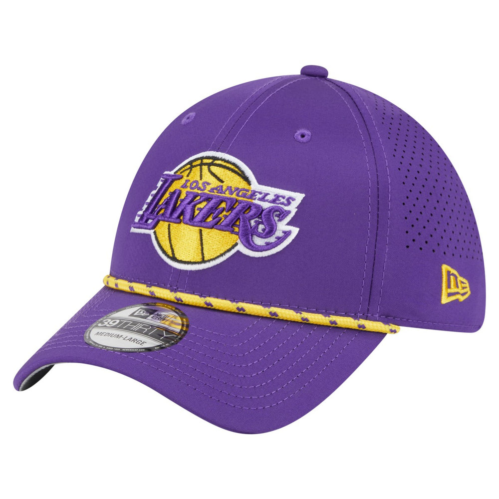 Los Angeles Lakers Featherweight Poly Rope Flex 39Thirty Hat On Sale