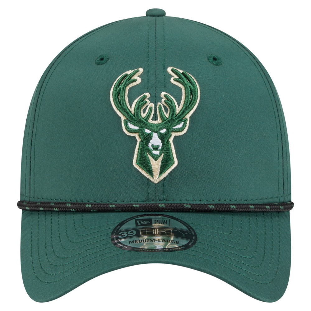 Milwaukee Bucks Featherweight Poly Rope Flex 39Thirty Hat Online