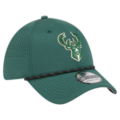 Milwaukee Bucks Featherweight Poly Rope Flex 39Thirty Hat Online