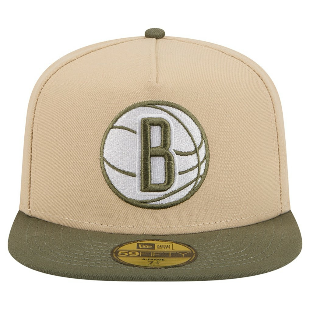 Brooklyn Nets Color Pack Two-Tone 59FIFTY A-Frame Fitted Hat Outlet