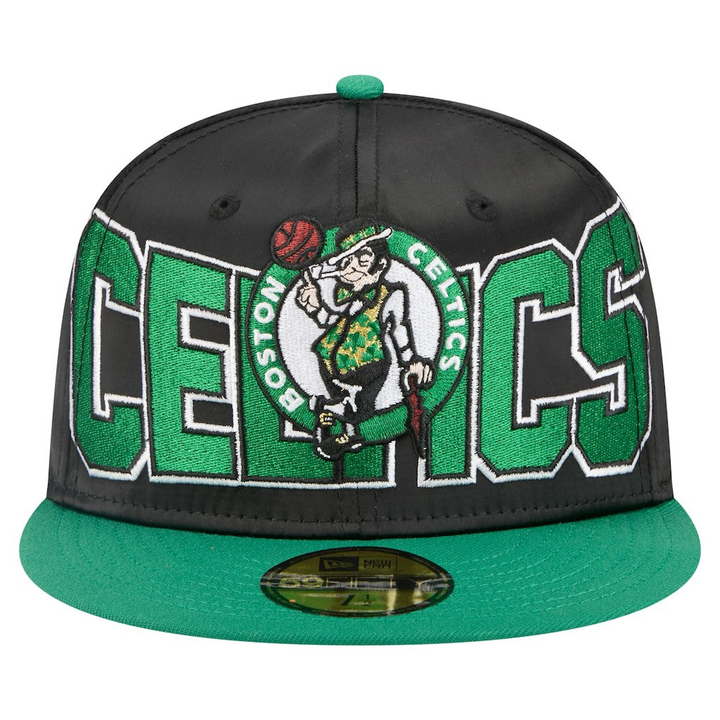 Boston Celtics Satin Two-Tone 59FIFTY Fitted Hat Discount