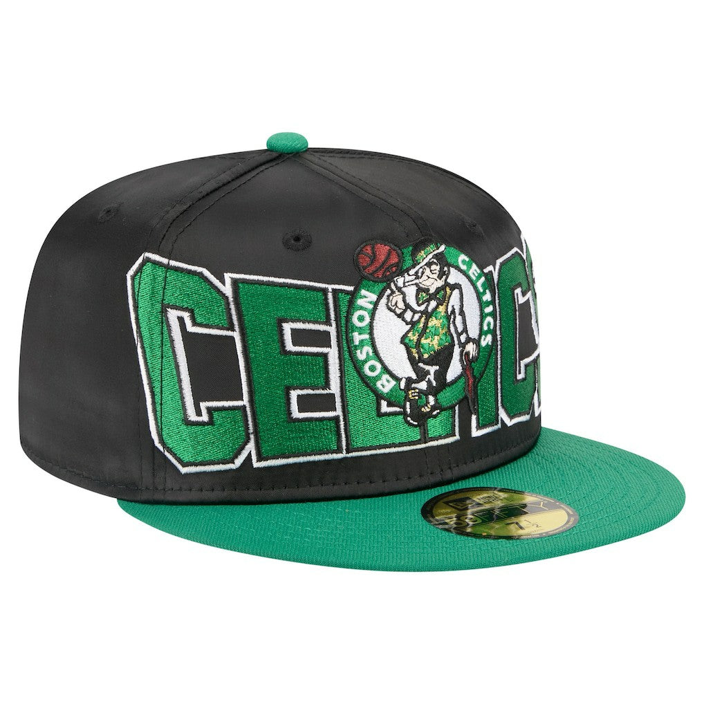 Boston Celtics Satin Two-Tone 59FIFTY Fitted Hat Discount