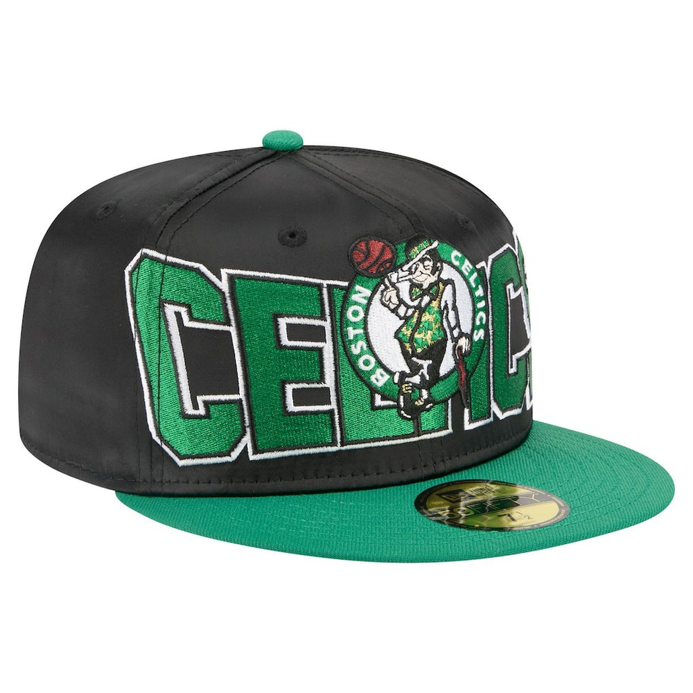 Boston Celtics Satin Two-Tone 59FIFTY Fitted Hat Discount