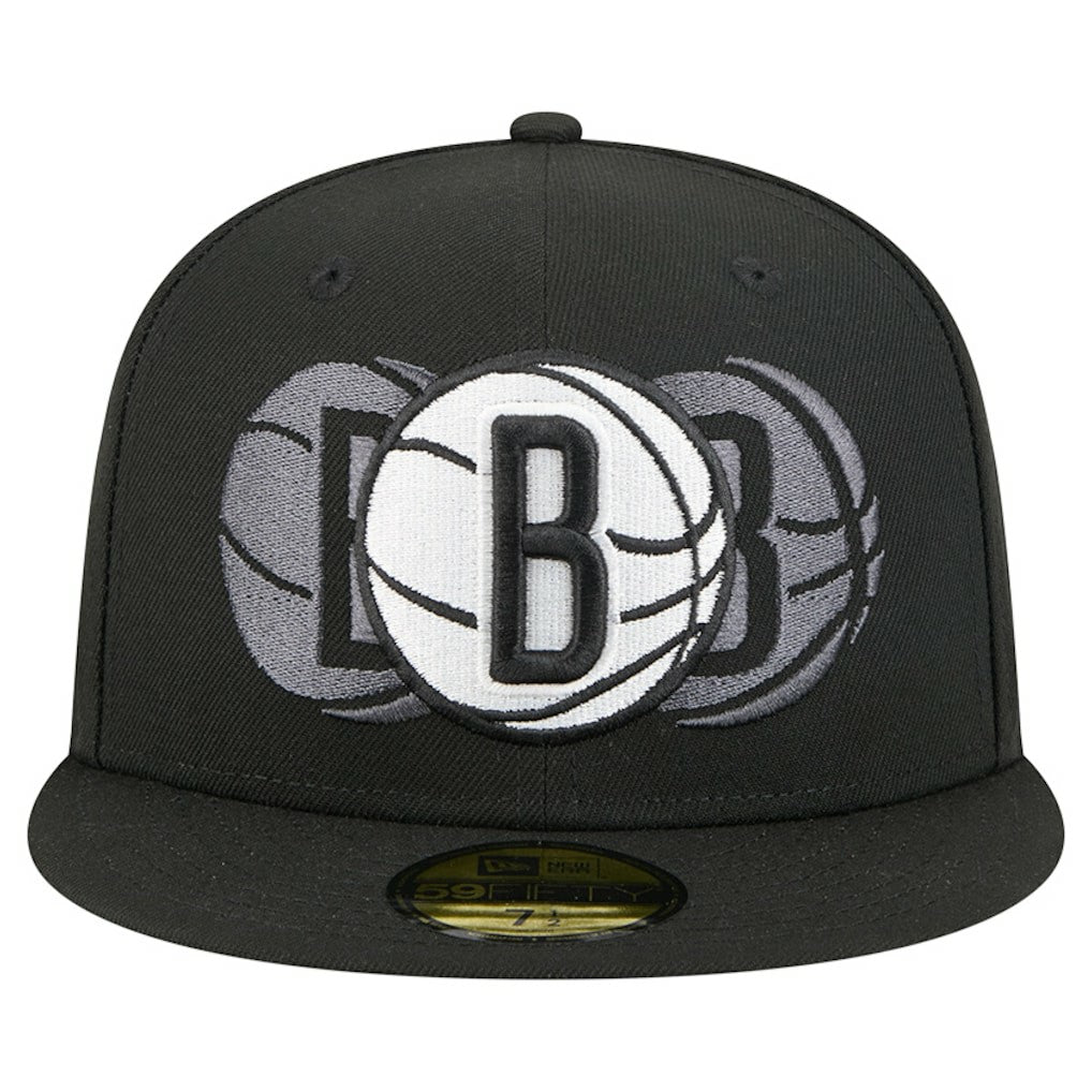 Brooklyn Nets Tri-Hit 59Fifty Fitted Hat Discount