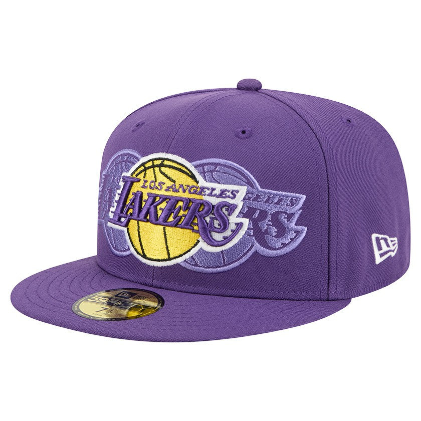 Los Angeles Lakers Tri-Hit 59Fifty Fitted Hat Discount