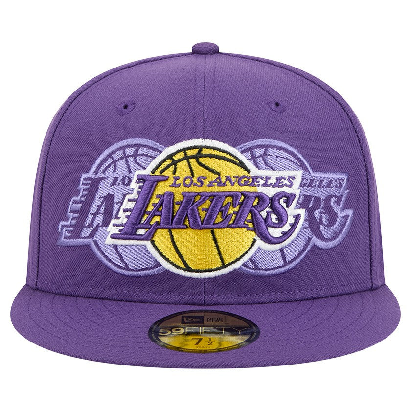 Los Angeles Lakers Tri-Hit 59Fifty Fitted Hat Discount