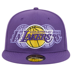 Los Angeles Lakers Tri-Hit 59Fifty Fitted Hat Discount