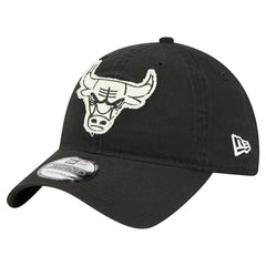 Chicago Bulls Stamp Fabric Applique 9TWENTY Adjustable Hat New